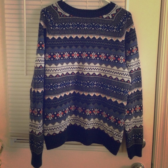 Cute Chunky Multi Colored Light Sweater!