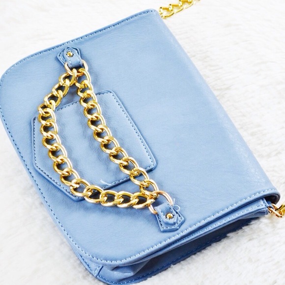 Pastel & Chain Cross Body Bag
