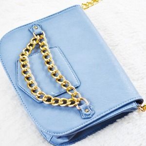 Pastel & Chain Cross Body Bag