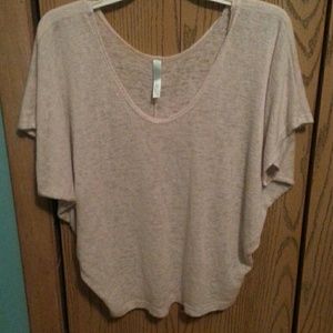 Light Tan Batwing Blouse