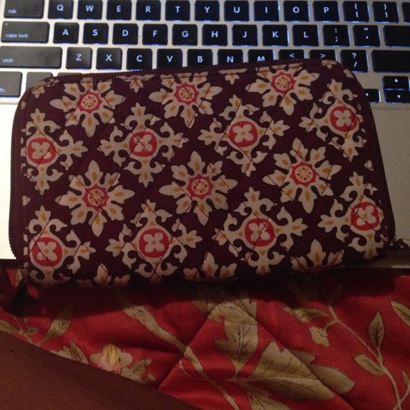 Vera Bradley Purple Wristlet