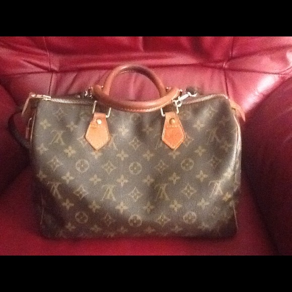Louis Vuitton Speedy 30 Bag, Wallet, Ck Book Cover