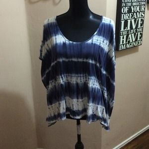 BCBG MAXAZRIA tie-dye top