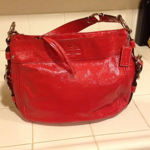 Coach leather hobo handbag