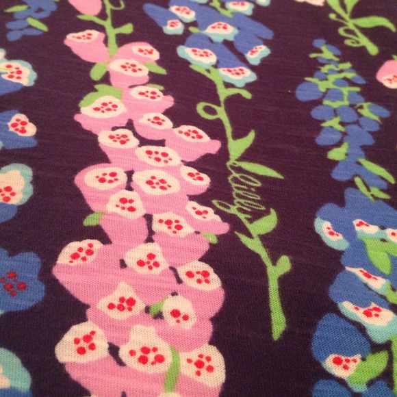 EUC Lilly Pulitzer Carolyn dress,bright navy foxy. - Picture 2 of 4