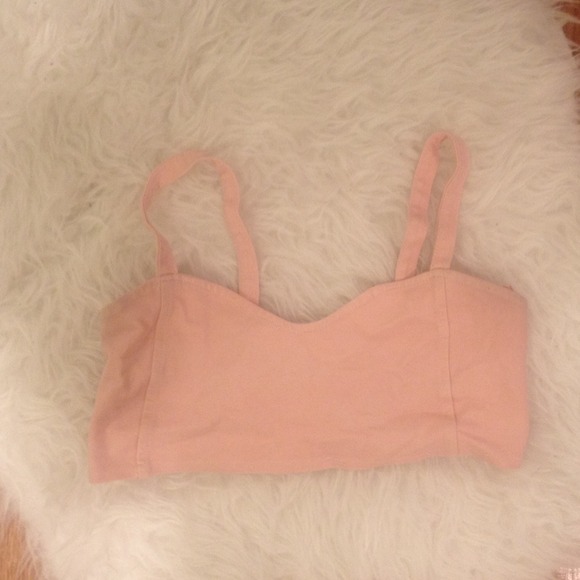 Peach bralette