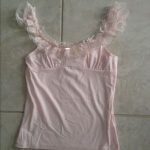 Liz Lisa pink ruffle tank top