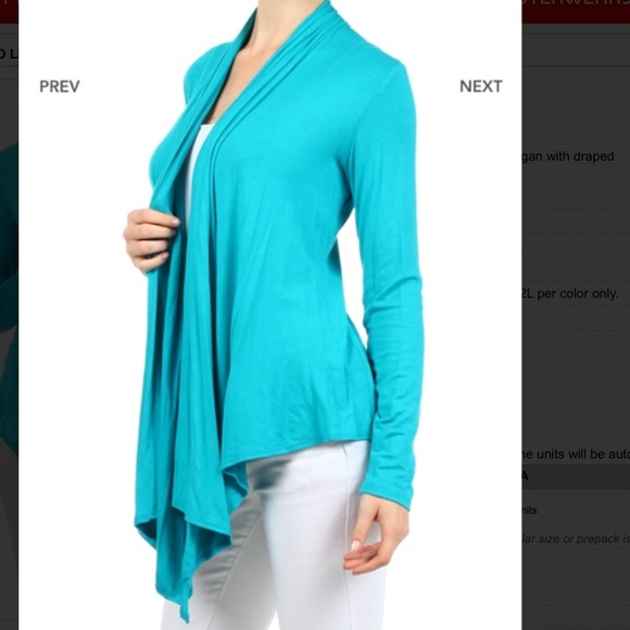 NWT SO SOFT High Collar Cardigan S,M,L - Picture 3 of 4