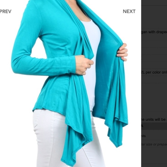 NWT SO SOFT High Collar Cardigan S,M,L - Picture 4 of 4