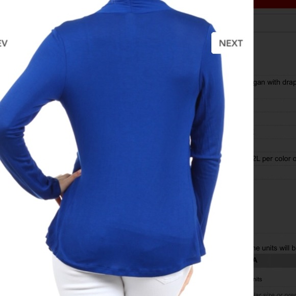 NWT SO SOFT High Collar Cardigan S,M,L - Picture 2 of 4