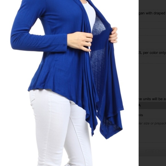 NWT SO SOFT High Collar Cardigan S,M,L - Picture 4 of 4