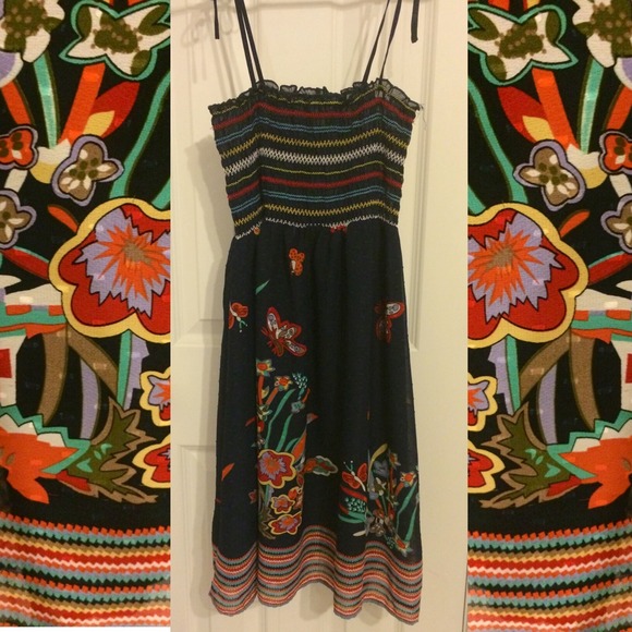 Forever 21 Spaghetti Strap Butterfly dress