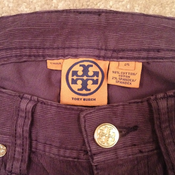 Tory Burch Pants - Tory Burch purple corduroy skinny jeans Tory Burch Pants - Tory Burch purple corduroy skinny jeans