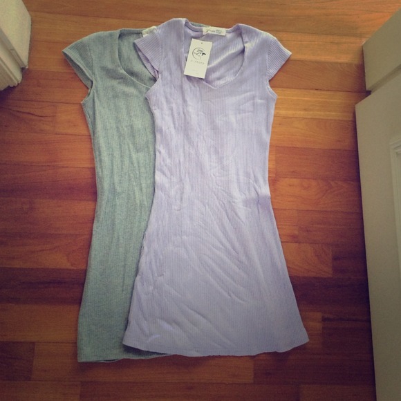 Lot of 2 knitted tee dress