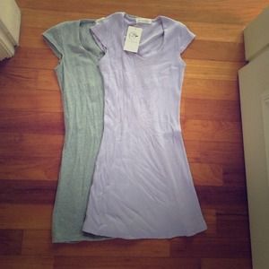 Lot of 2 knitted tee dress