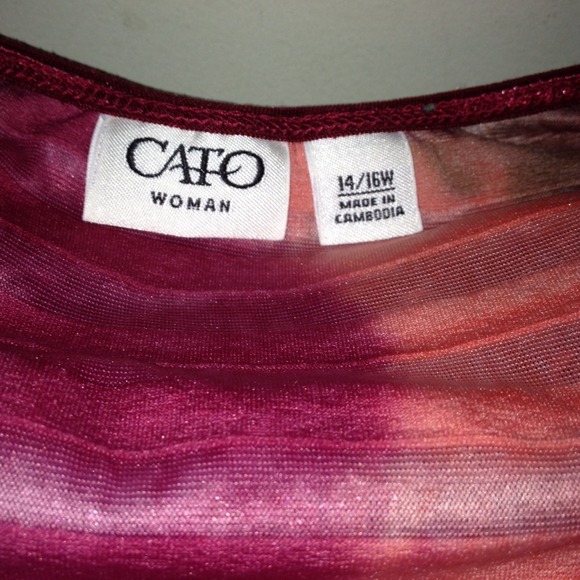 Ruffled Blouse 14/16W - Picture 2 of 2