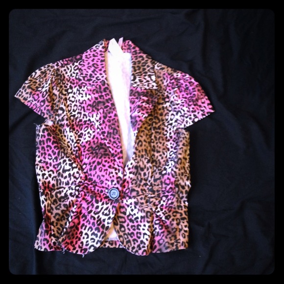 Colorful unique short jacket
