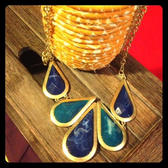 Royal/turquoise necklace