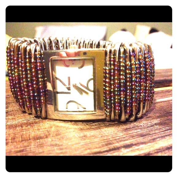 Watch [made of safety pins]