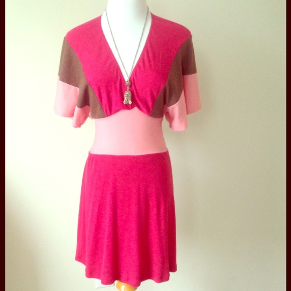 Disco Colorblock Dress by Sweet Caroline - Picture 1 of 4