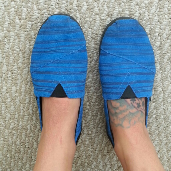 Royal blue BOBS with built in leather insoles