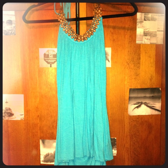 Blue summer tank