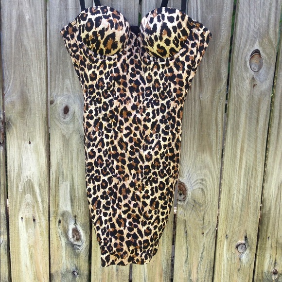 Leopard Body Con Dress