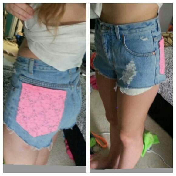 **MADE TO ORDER **HIGH WAISTED SHORTS