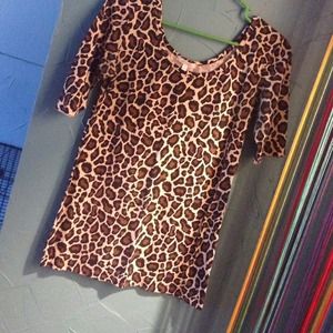 Cheetah print shirt