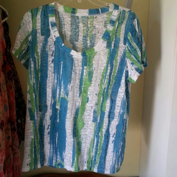 Beautiful burn out geometric top