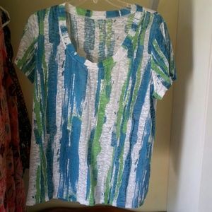 Beautiful burn out geometric top