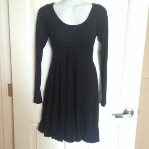 Black dress with empire waist