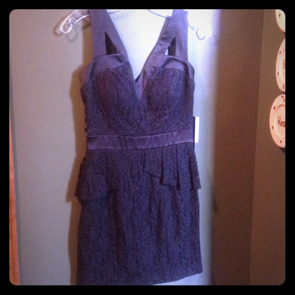 New black peplum sassy dress!