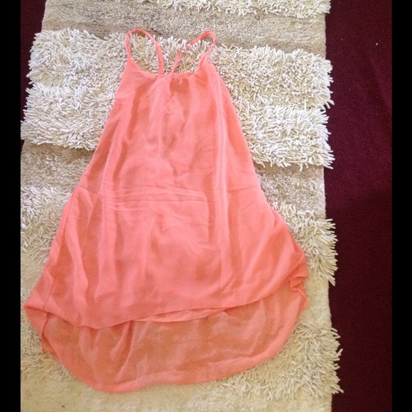 Chiffon backless high low summer dress - Picture 1 of 4