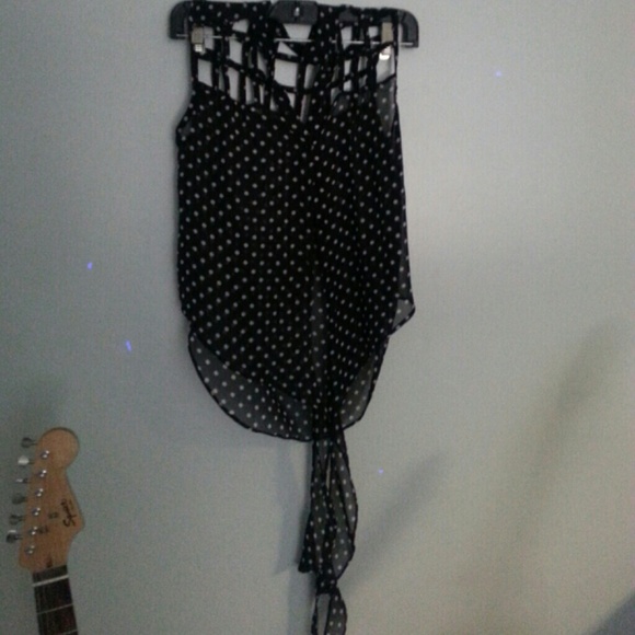 Rue 21 tie front collared shirt S