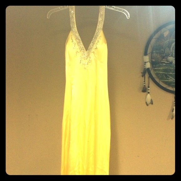 Beautiful Cardinal Yellow Floor Length Dress