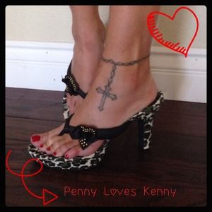 Penny Loves Kenny "Mya" Leopard Sandal