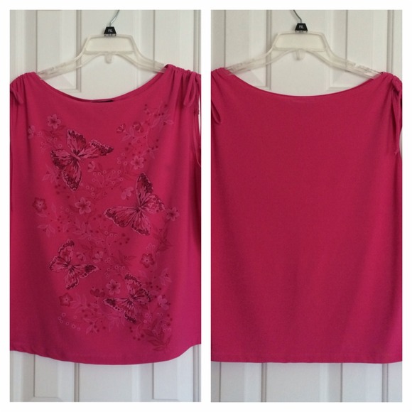 💰Pink "Perseption" Sleeveless Top/Blouse