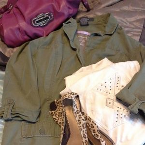 Khaki green 3/4 jaket