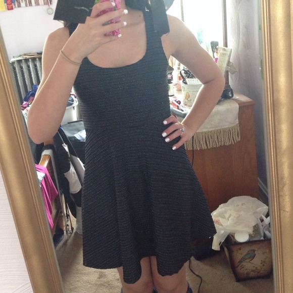 Black metallic Wet Seal dress