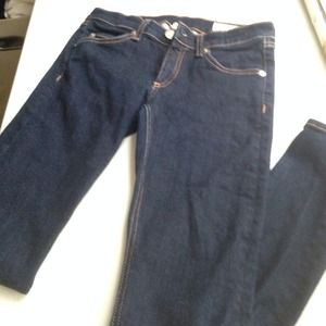 Rag and Bone, dark denim skinny jeans