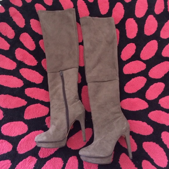 ON HOLD 🚫 Thigh-high boots and vince camuto heels