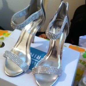 Silver sandals