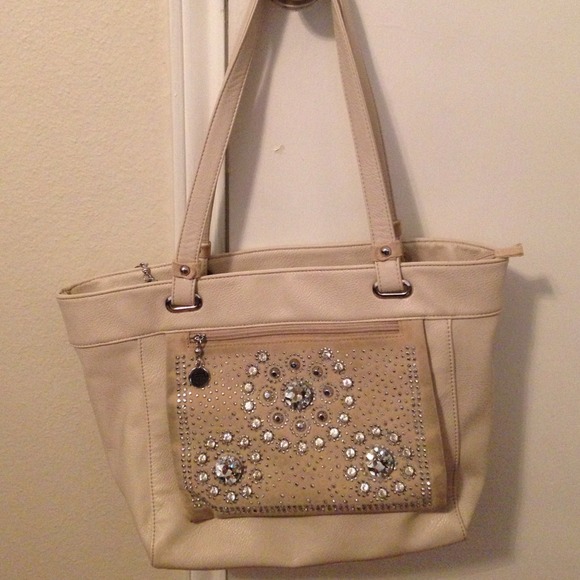 Beige western purse