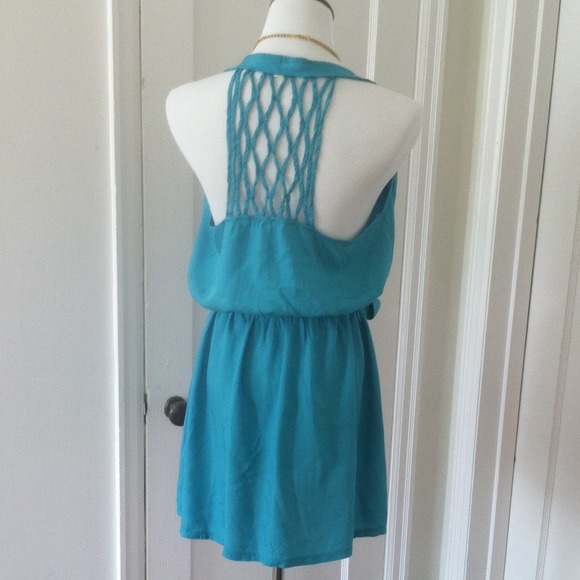 🚫sold🚫Blue racer back dress - Picture 3 of 3