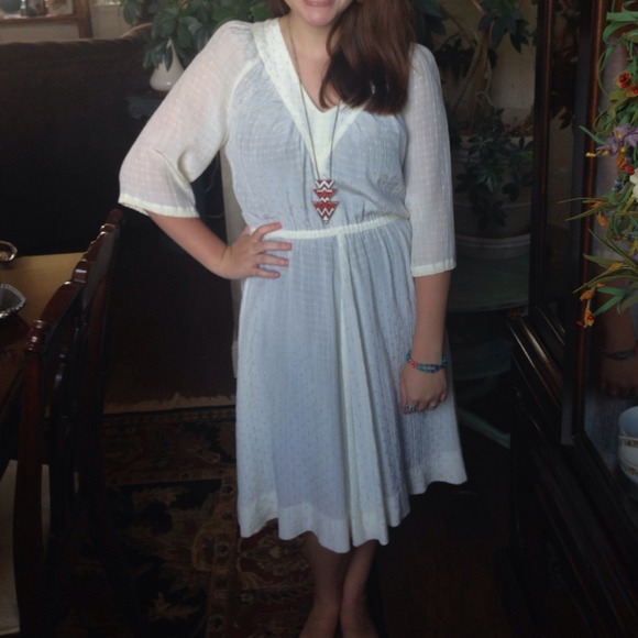 Vintage cream dress
