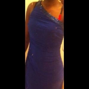 Blue dress