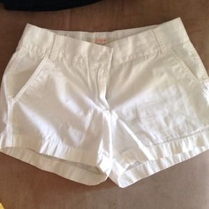 White J.crew shorts