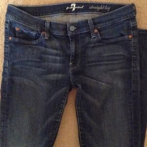 "7 for all mankind" jeans- straight leg