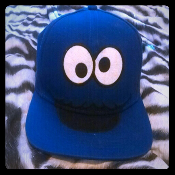 A snapback hat, that's the cookie monster